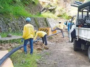 High pressure water transmission project in Cebu