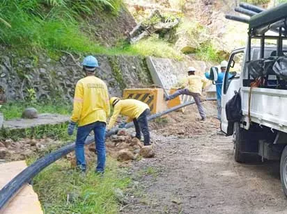 High pressure water transmission project in Cebu
