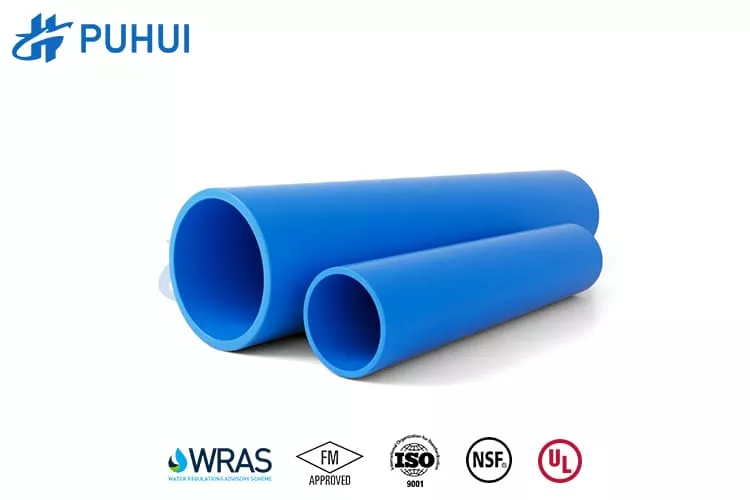 HDPE pressure blue pipe for water