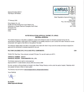 PVC-WRAS