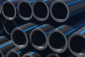 HDPE blue stripe fire pipe 4