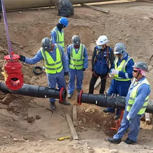 HDPE Fire Pipe and Fittings Supply For KSA (5)