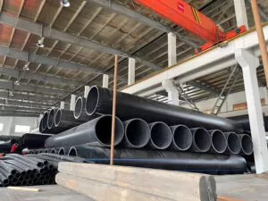 Indonesian fertilizer plant uses 1600mm outer diameter SDR 17 HDPE pipe (5)