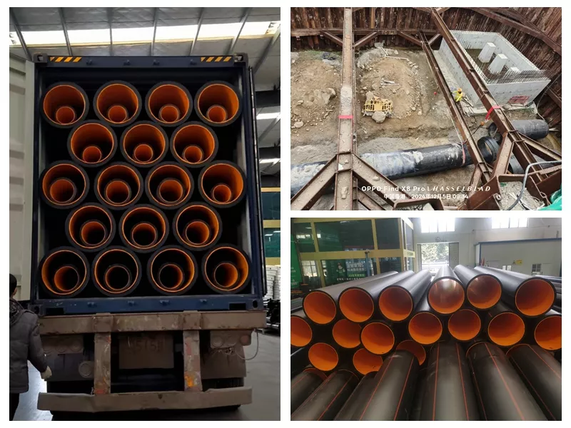Puhui Industry PE100RC Double Co-Extruded Pipe for CCTV Sewer Inspection in Hong Kong (3)
